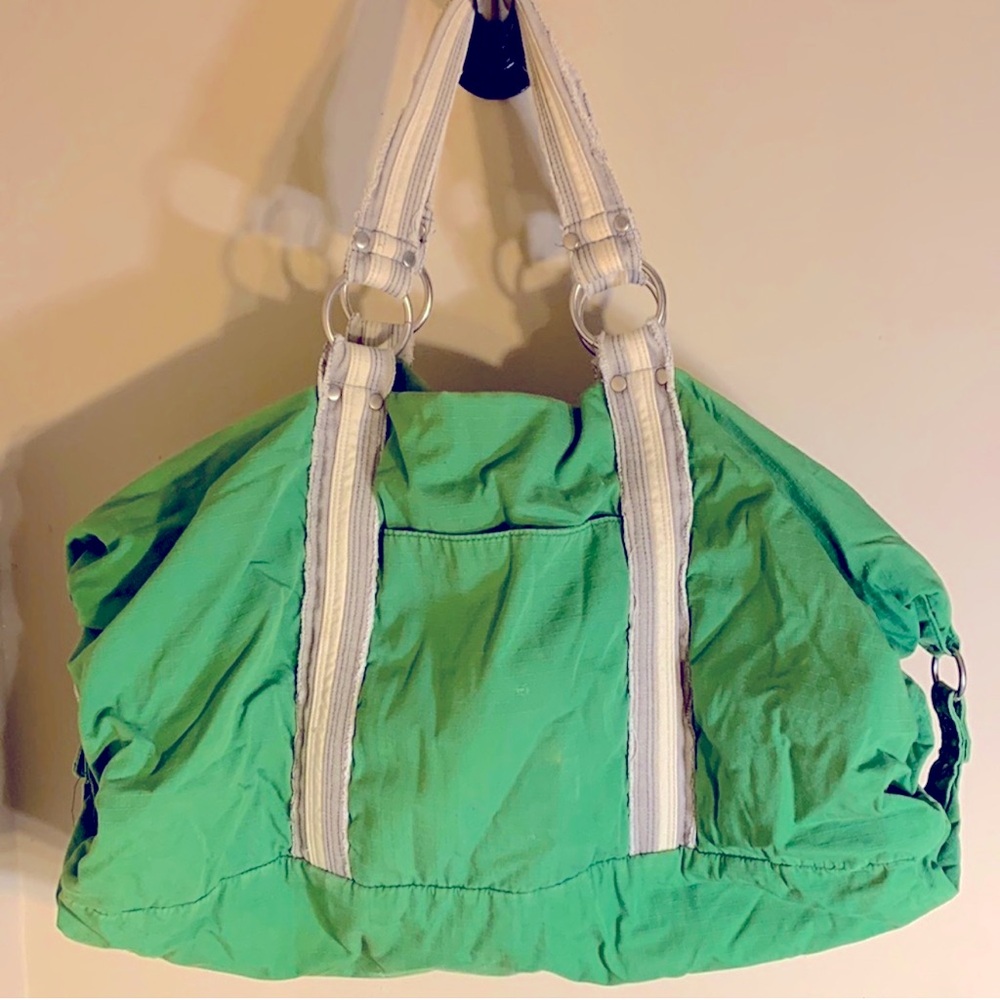 Expandable Green Duffle Bag  from Old Navy. NWT! New